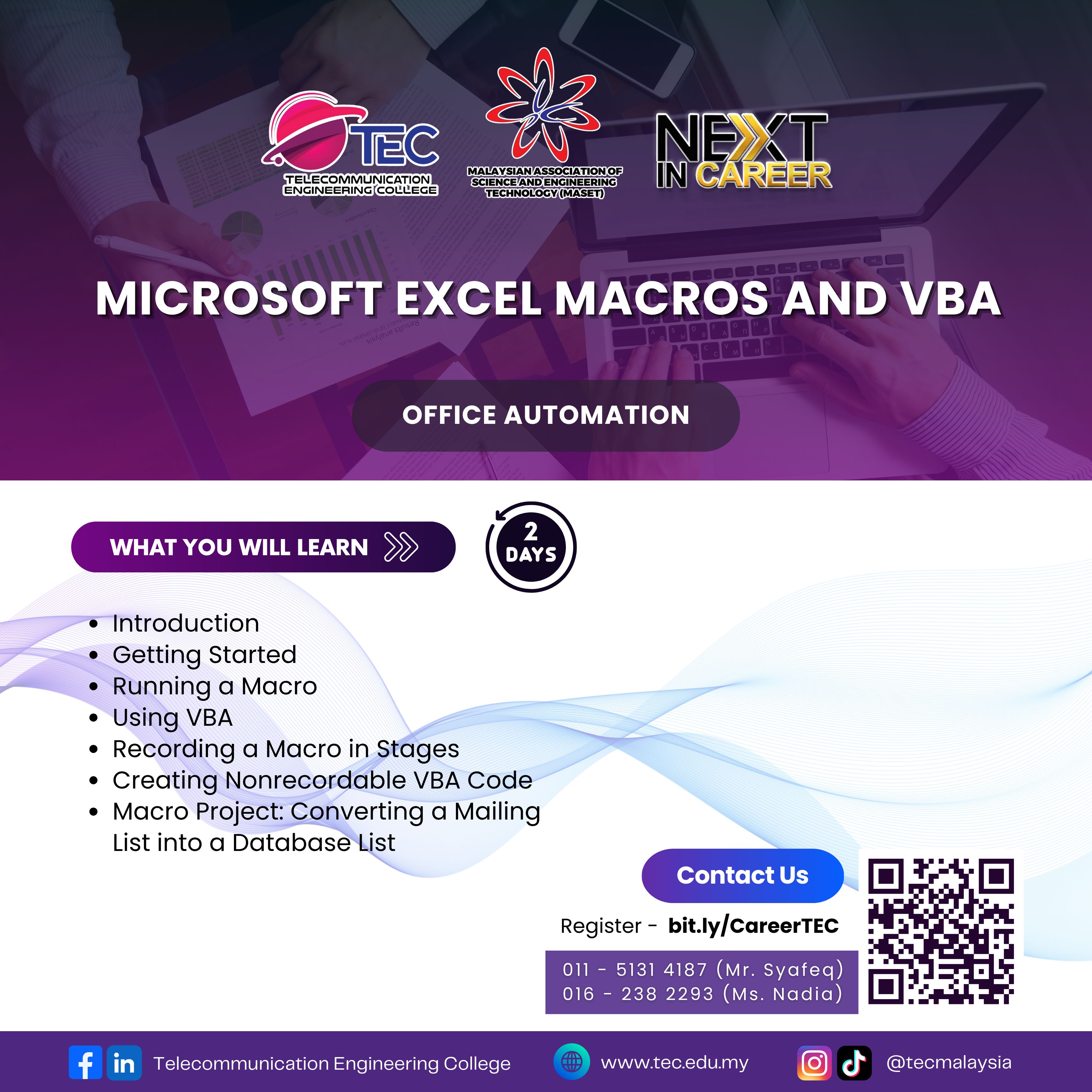 Microsoft Excel Macros and VBA - Mastering Excel Macros And VBA For Efficient Automation (Intermediate-Advanced)