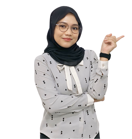 Woman pointing